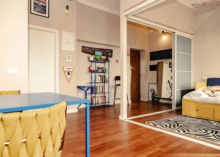 Apartment Loft Pop-industrial Con Vista Acquedotto *